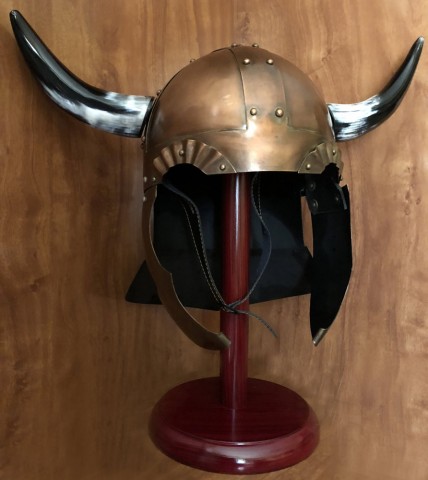 HORNED VIKING HELMET